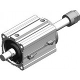 SMC Linear Compact Cylinders CQ2 C(D)Q2, Compact Cylinder, Double Acting, Single Rod, XC8/XC9